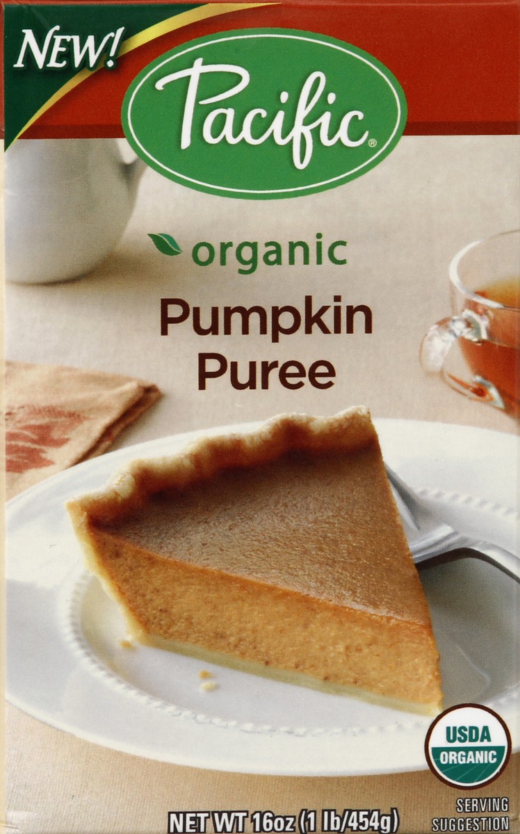 slide 4 of 4, Pacific Foods Pumpkin Puree Organic, 16 oz