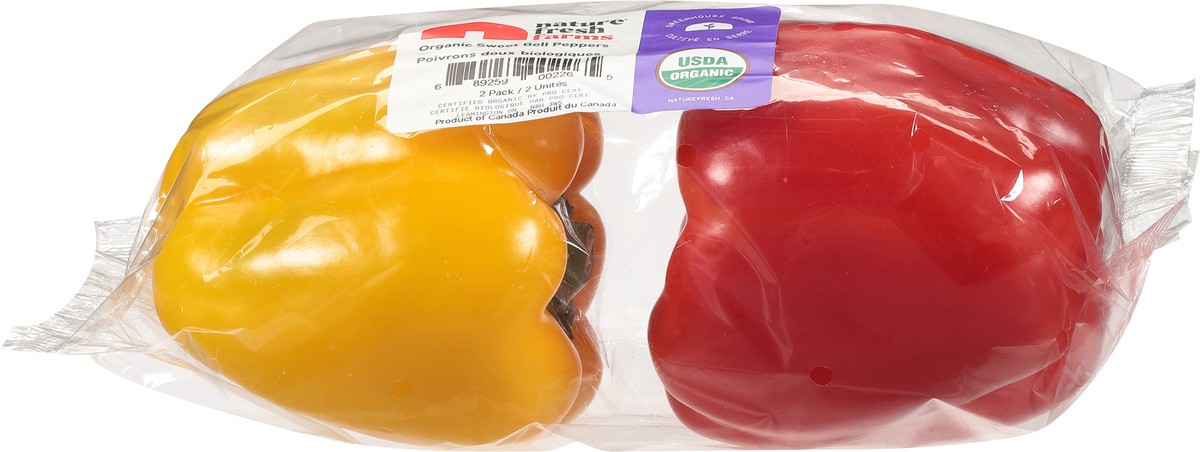 slide 6 of 13, Nature Fresh Farms Organic Sweet Bell Peppers 2 Each, 