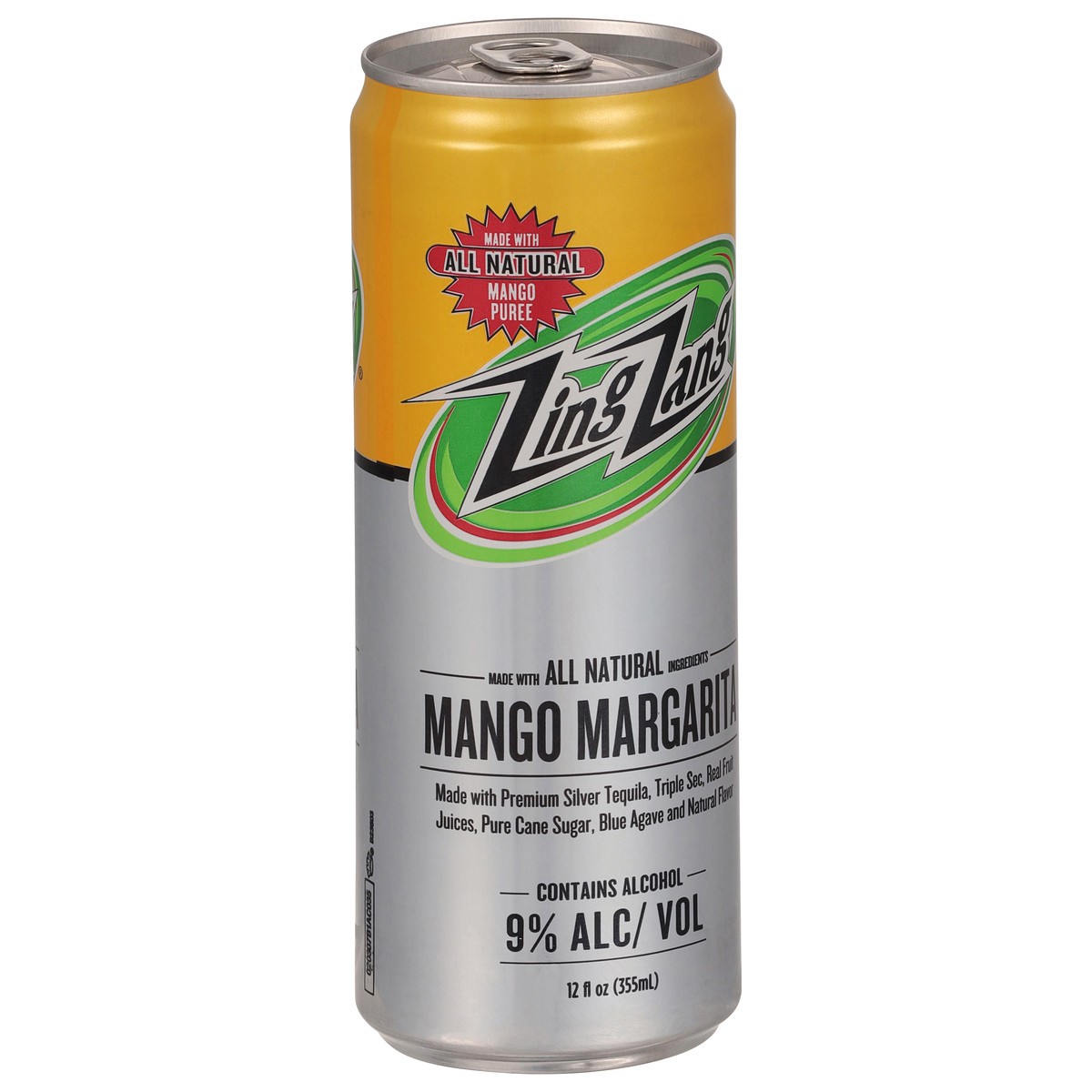 slide 4 of 9, Zing Zang Mango Margarita - 12 fl oz, 12 fl oz