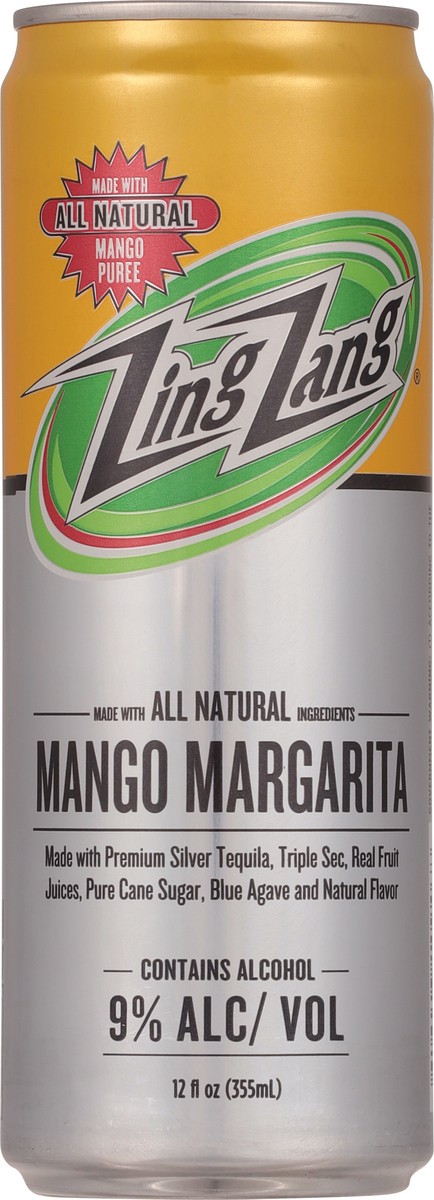 slide 3 of 9, Zing Zang Mango Margarita - 12 fl oz, 12 fl oz