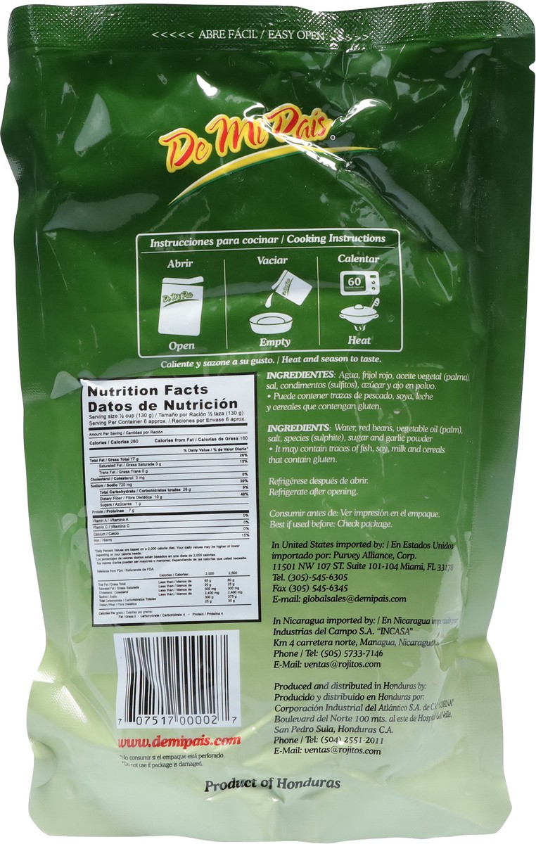 slide 3 of 14, De Mi Pais Refried Red Beans 28.22 oz, 28.22 oz