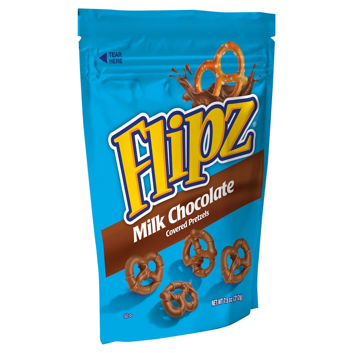 slide 7 of 7, Flipz Milk Chocolate Covered Pretzels 7.5 oz, 7.5 oz