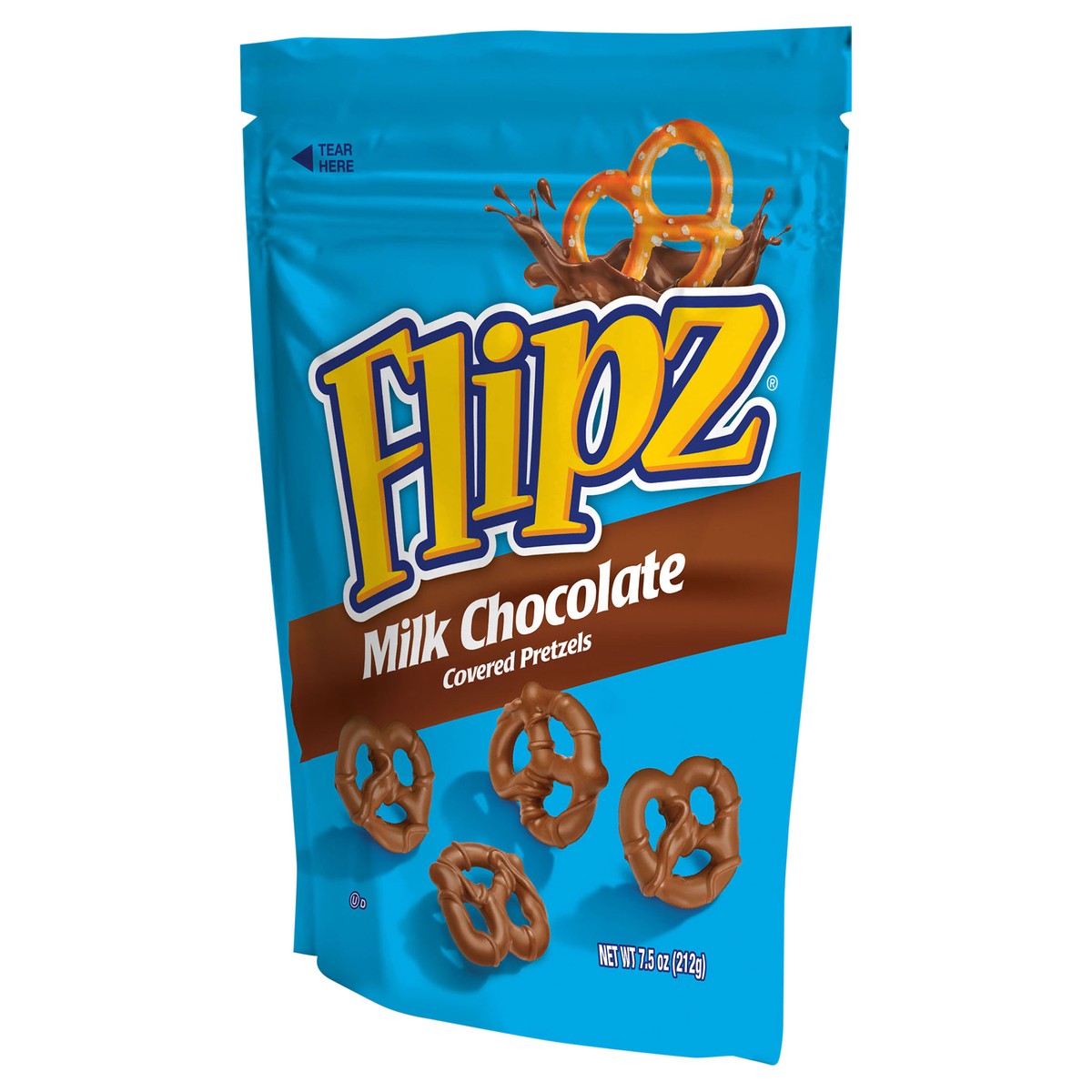 slide 4 of 7, Flipz Milk Chocolate Covered Pretzels 7.5 oz, 7.5 oz