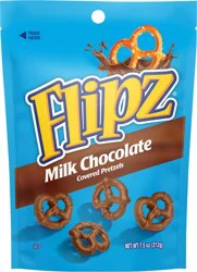 Flipz Milk Chocolate Covered Pretzels 7.5 oz