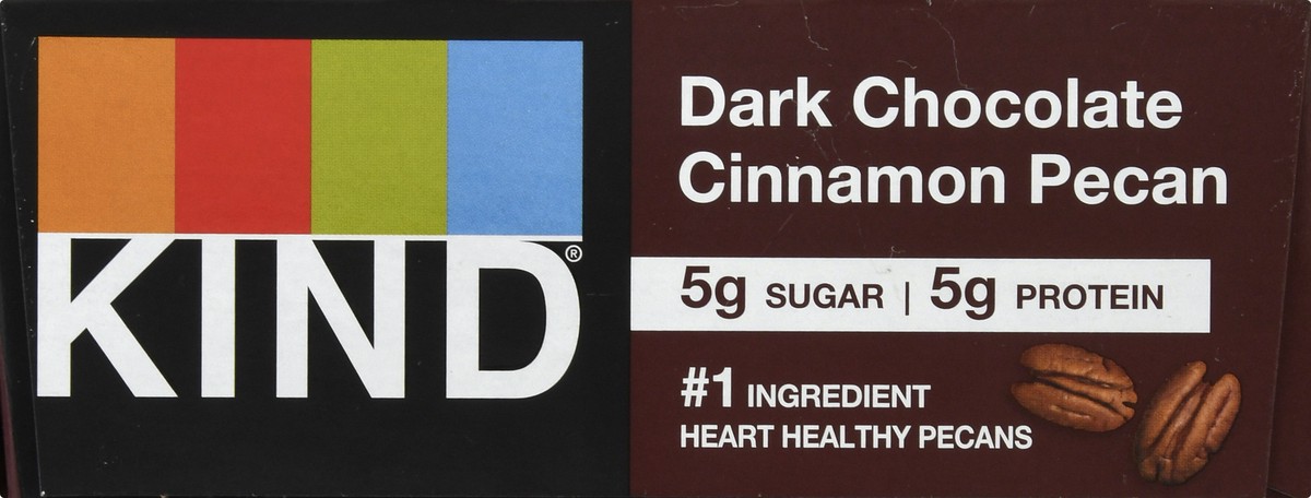 slide 4 of 9, KIND Dark Chocolate Cinnamon Pecan Nut Bars 12 ea, 12 ct