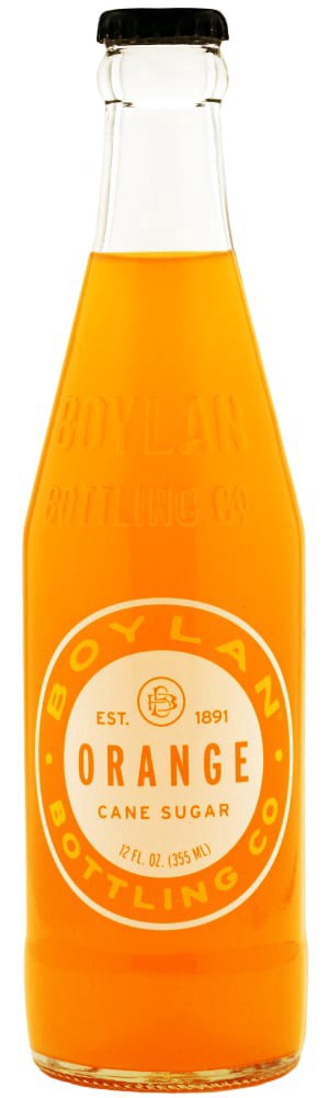 slide 1 of 2, Boylan Orange Single Soda- 12 oz, 12 oz