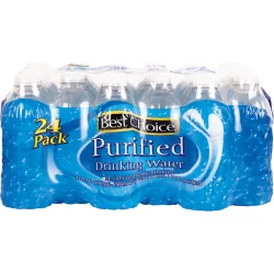 Best Choice Purified Drinking Water - 24 ct; 10 fl oz