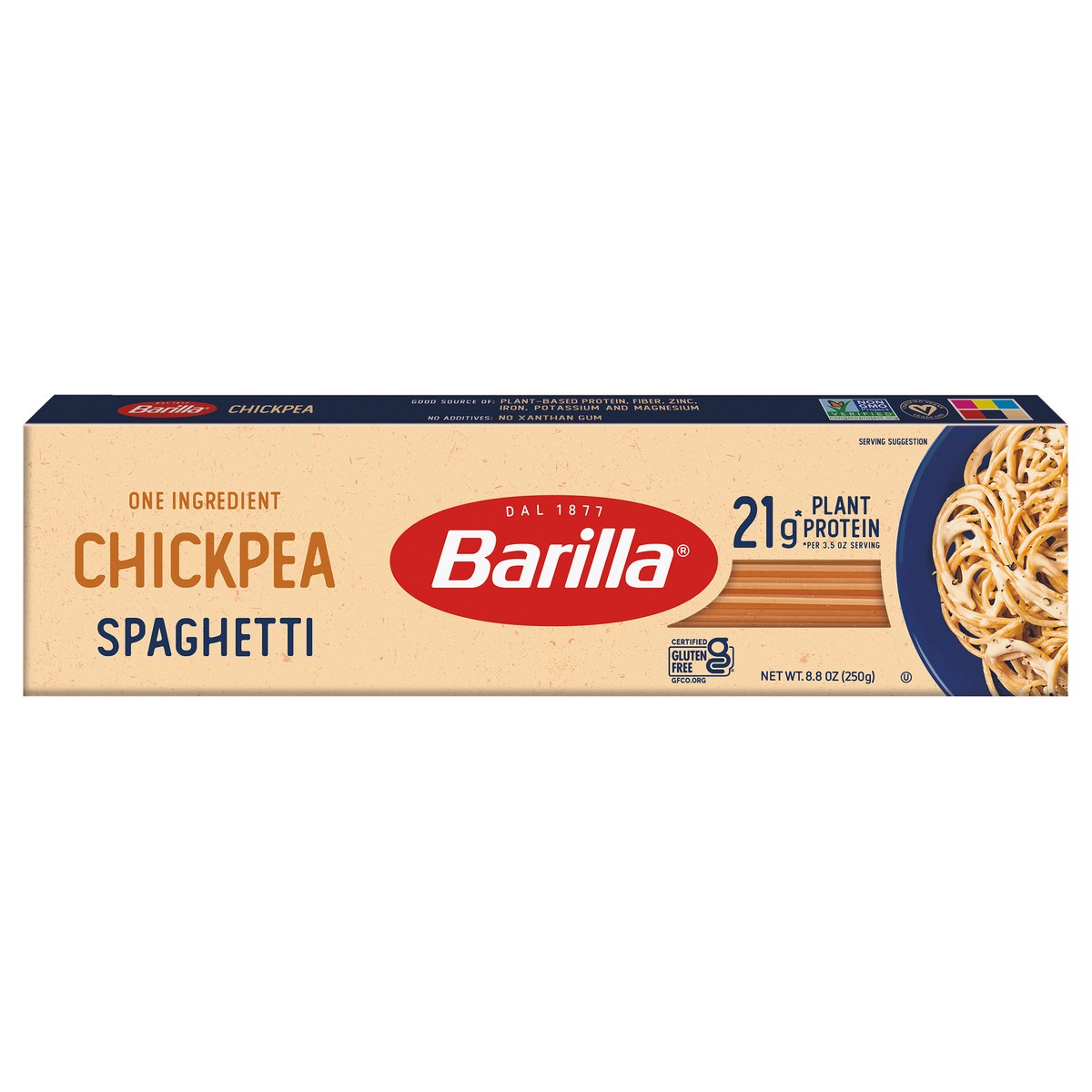 slide 1 of 9, Barilla Chickpea Spaghetti, 8.8 oz