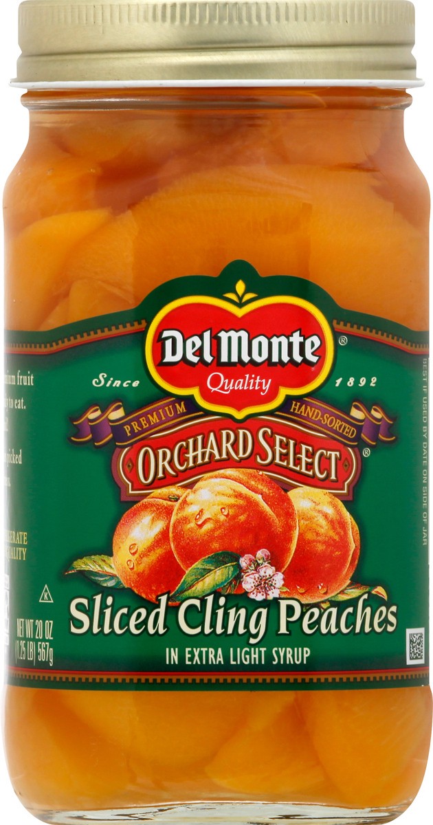 slide 12 of 12, Del Monte Orchard Select Sliced Cling Peaches, 20 oz