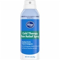 slide 1 of 1, Kroger Cold Therapy Pain Relief Spray, 3 oz