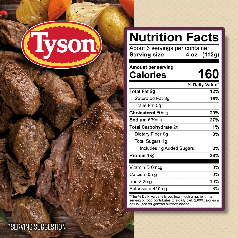 slide 6 of 6, Tyson Premium Quality Savory Homestyle Beef Chuck Roast, 26 oz