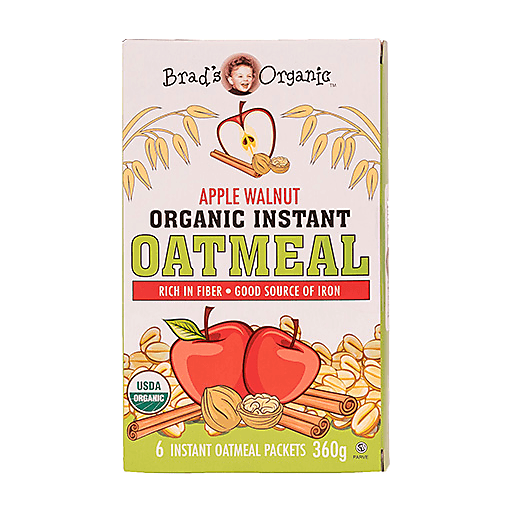 slide 1 of 1, Brad's Organic Brads Organic Brad Org Oatml App/Cin/Wlnt, 12.7 oz