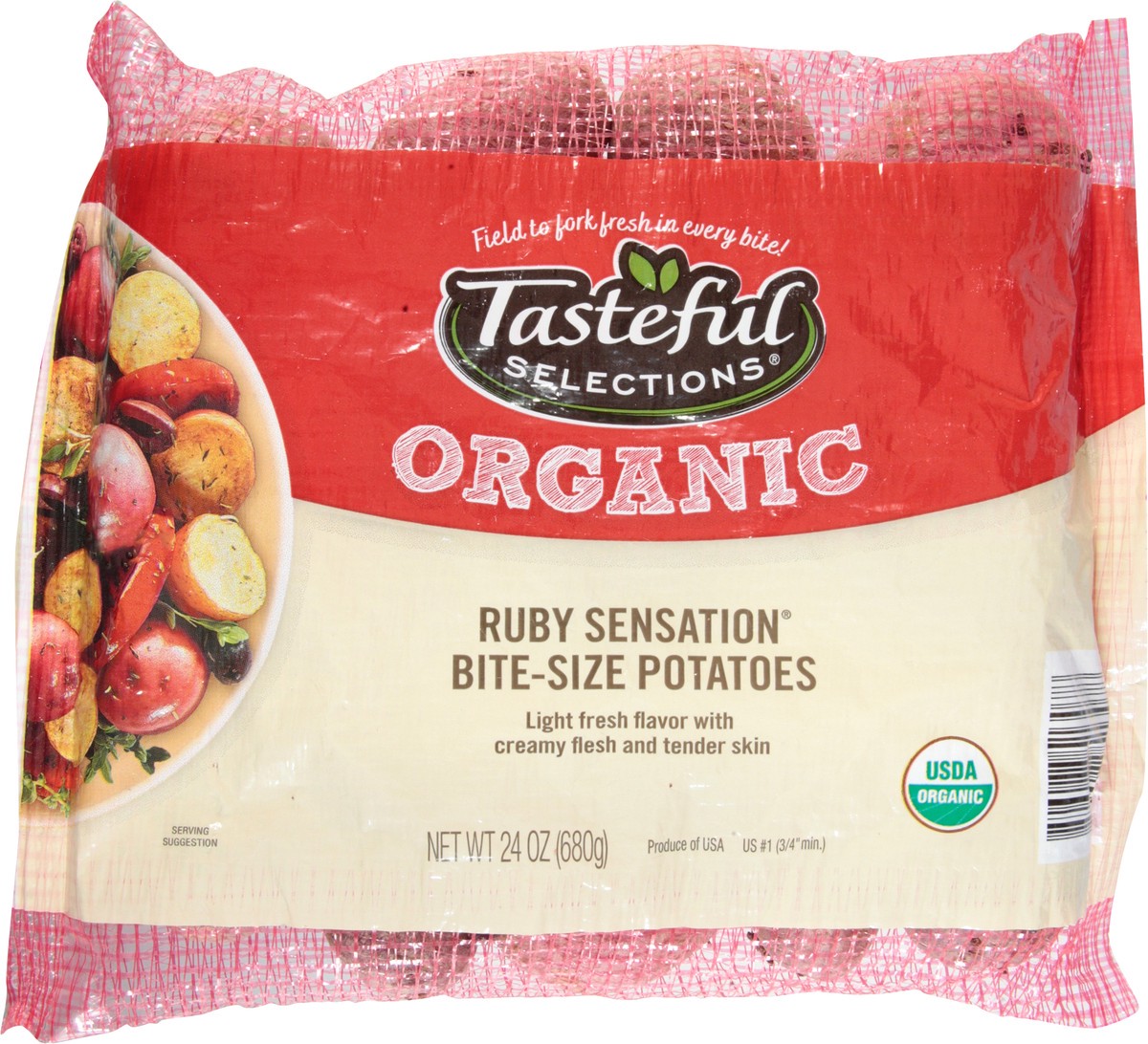 slide 3 of 12, Tasteful Selections Organic Ruby Sensation Potato, 24 oz