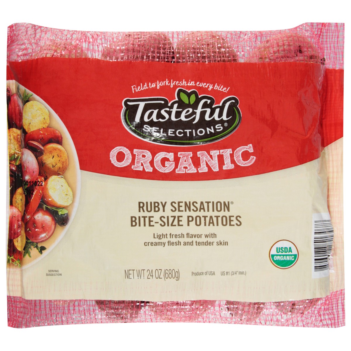 slide 9 of 12, Tasteful Selections Organic Ruby Sensation Potato, 24 oz