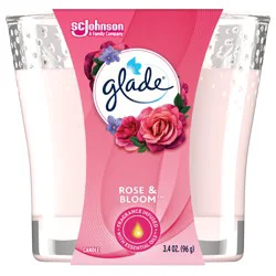 Glade Rose & Bloom Candle 1 ea