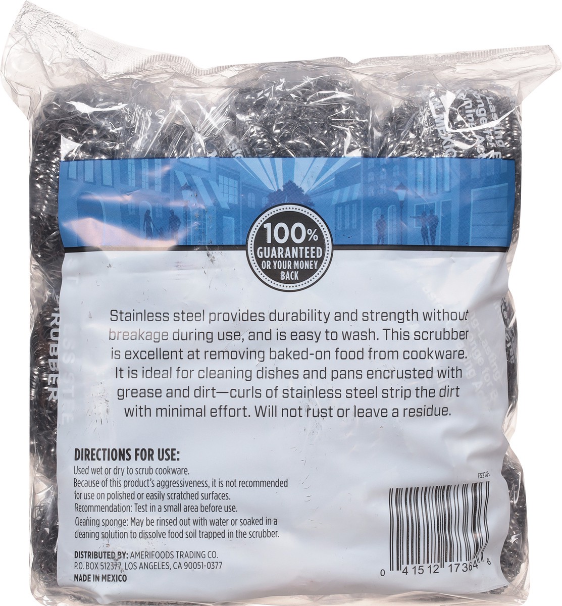 slide 6 of 11, First Street Stainless Steel Scrubber 35 Grm, 10 ct