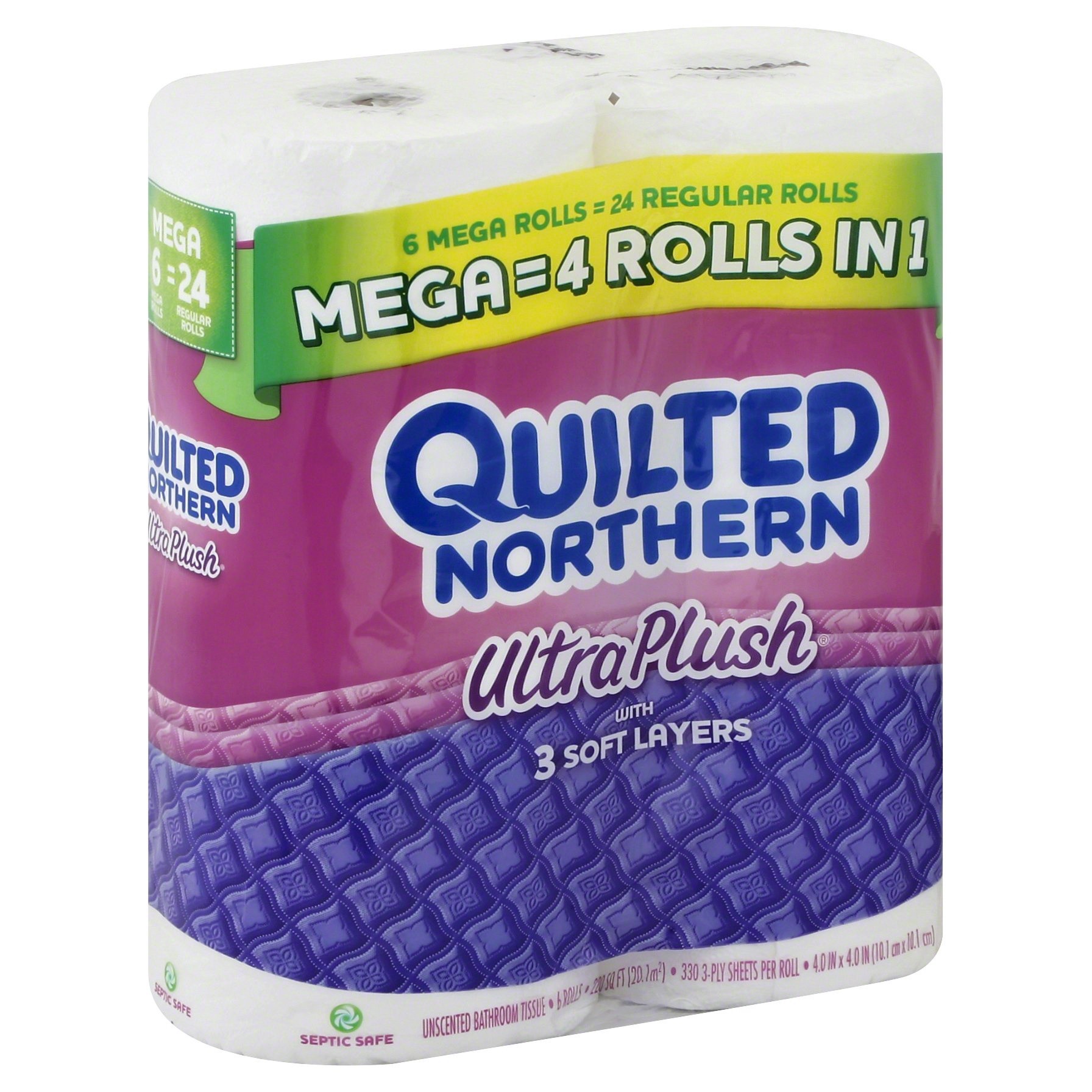 slide 1 of 4, Quilted Northern Ultra Plush Toilet Paper, 6 ct