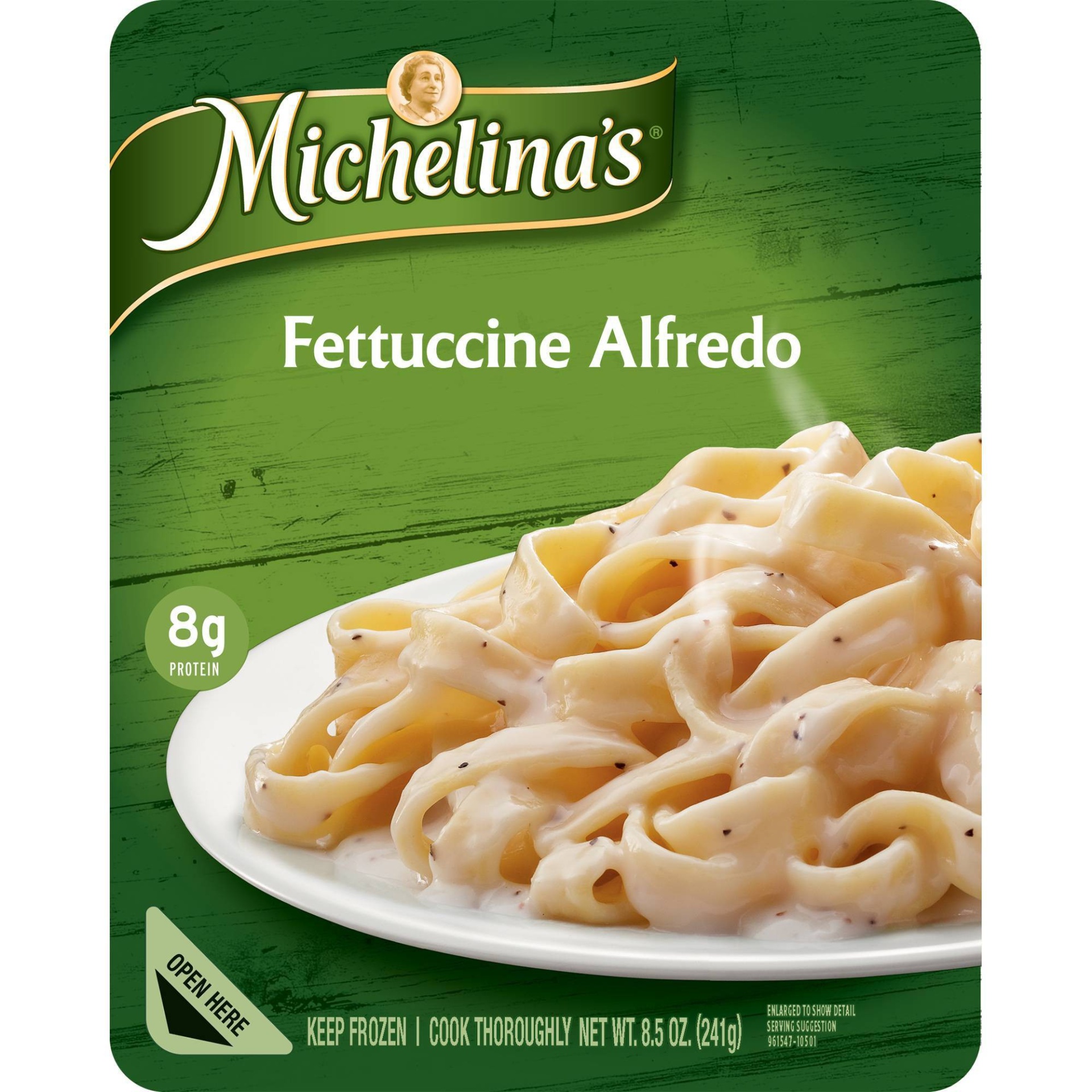 slide 1 of 1, Michelina's Fettuccine Alfredo, 8.5 oz