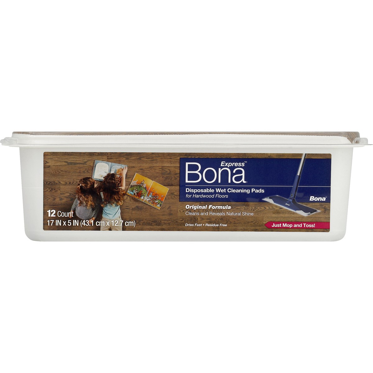 slide 4 of 8, Bona Wet Cleaning Pads, 12 ct