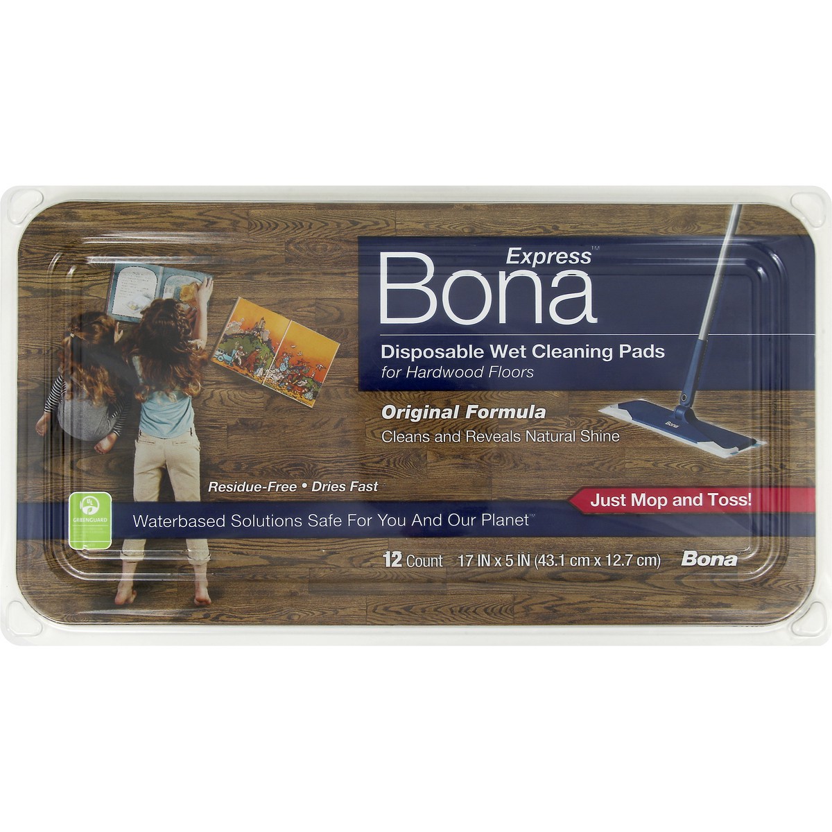 slide 3 of 8, Bona Wet Cleaning Pads, 12 ct