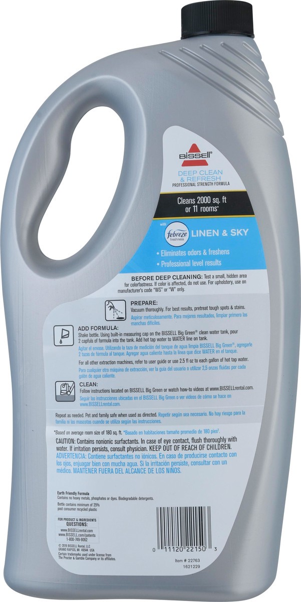 slide 8 of 9, Bissell Professional Powerful Cleaning Linen & Sky Clean & Refresh 52 fl oz, 52 fl oz