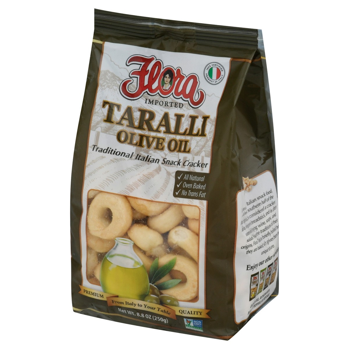 slide 8 of 13, Flora Fine Foods Taralli Olive Oil, 8.5 oz