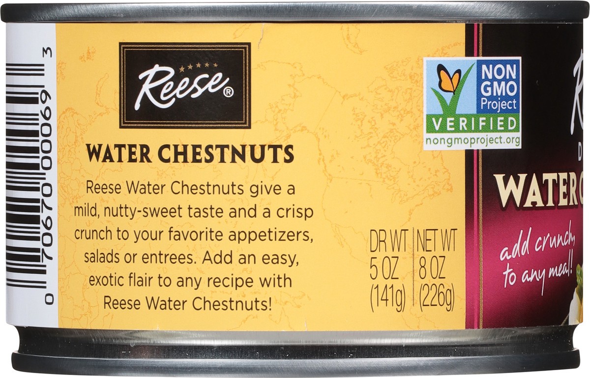 slide 7 of 9, Reese Water Chestnuts 8 ea, 8 ct