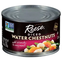 Reese Diced Water Chestnuts 8 oz