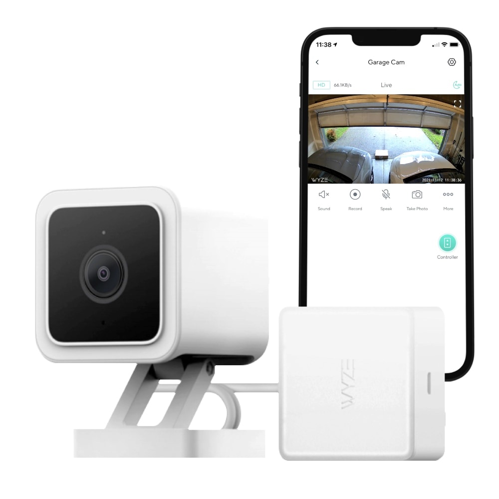 slide 1 of 1, Wyze Cam Garage Door & Controller, 1 ct