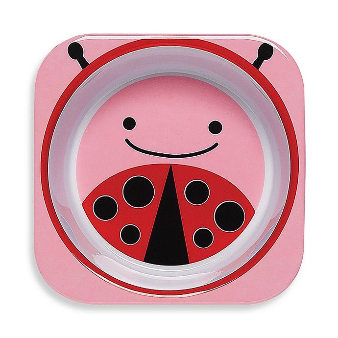 slide 1 of 4, Skip Hop SKIP*HOP Zoo Melamine Bowl - Ladybug, 1 ct