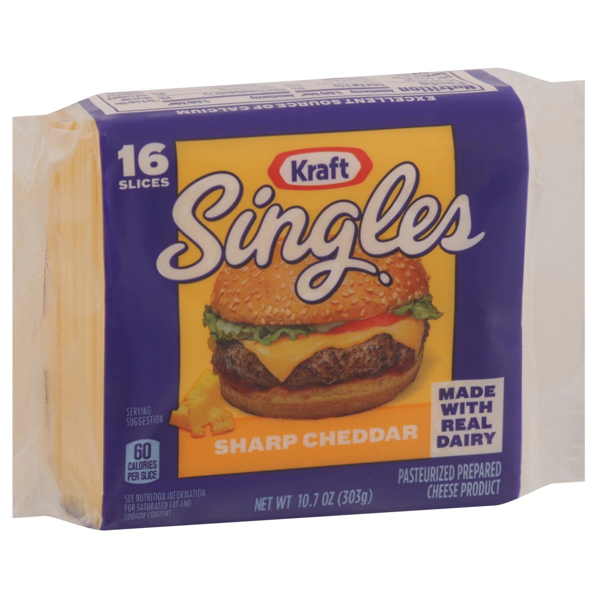 slide 2 of 13, Kraft Singles Sharp Cheddar Slices, 16 ct Pack, 16 ct