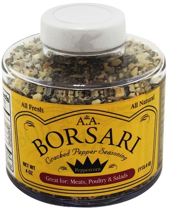 slide 1 of 1, Borsari Seasoning Cracked Pepper - 3 OZ, 3 oz