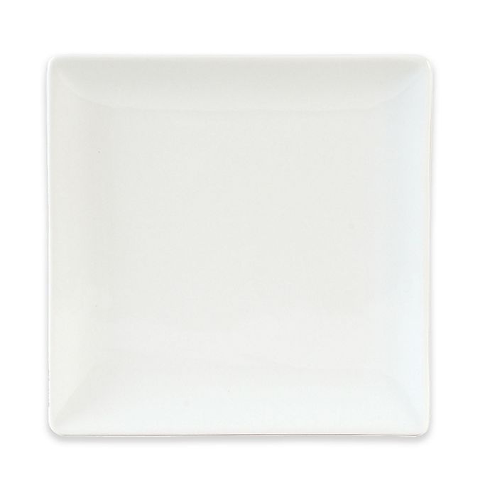 slide 1 of 2, Everyday White by Fitz and Floyd Square Appetizer Plates, 12 ct