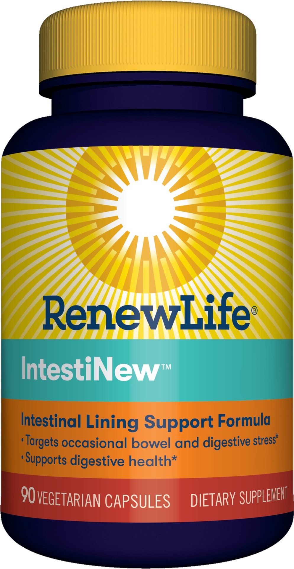 slide 1 of 5, Renew Life IntestiNew Intestinal Lining Support Formula Digestive Supplement - 90 Vegetarian Capsules, 90 ct