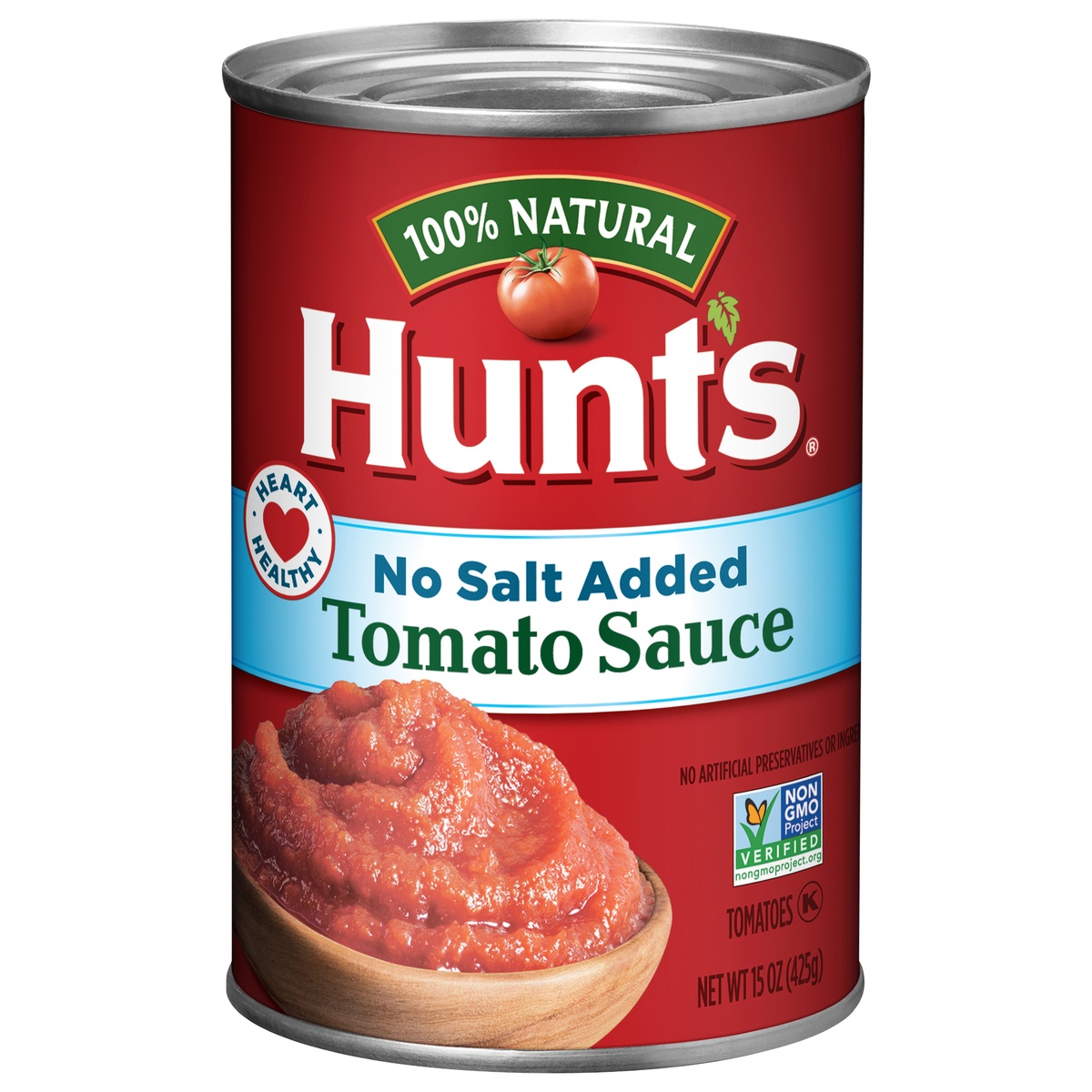 slide 1 of 4, Hunt's Tomato Sauce No Salt Added, 15 oz, 15 oz