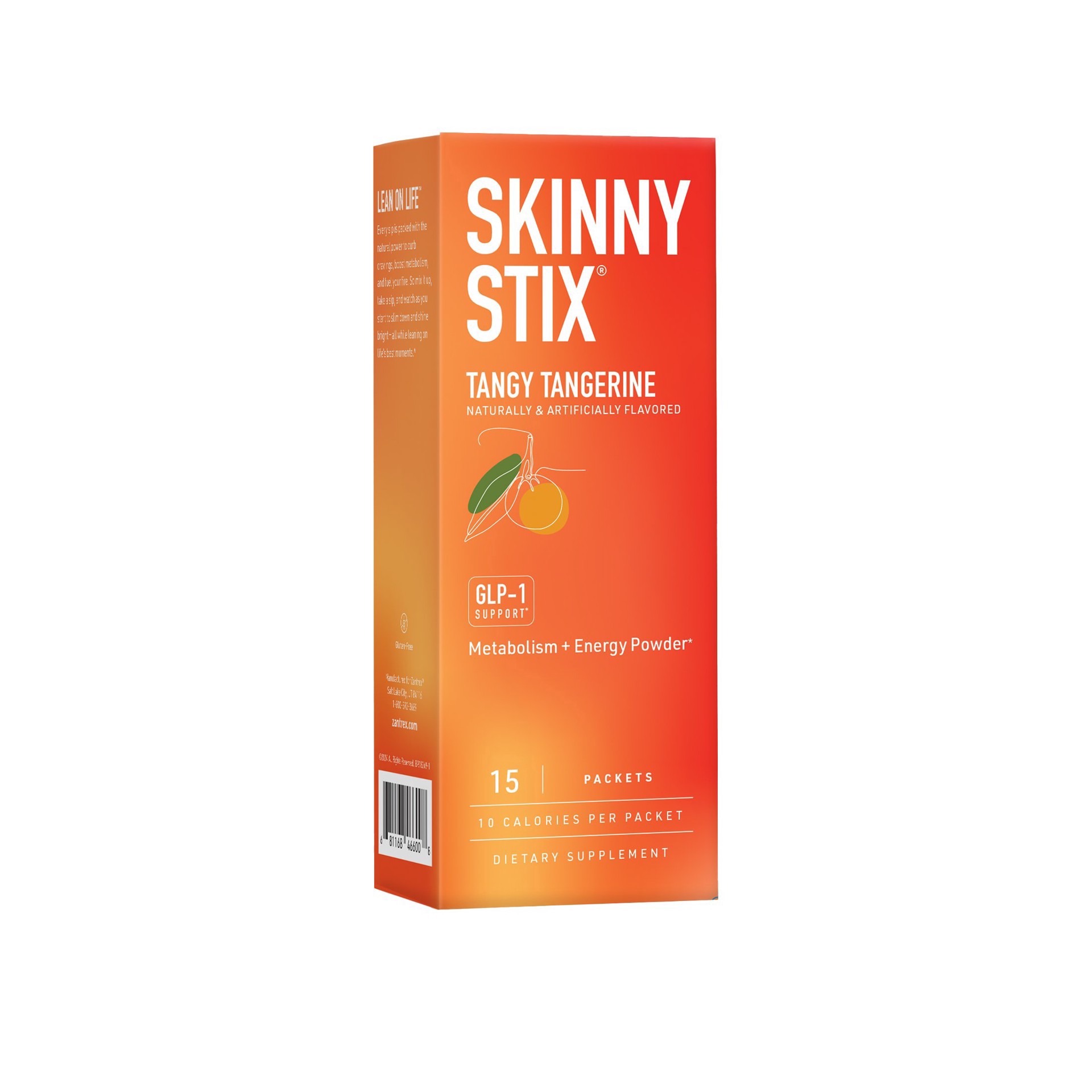 slide 1 of 1, ZANTREX 3 Zantrex Skinny Stix Tangy Tangerine, 15 ct