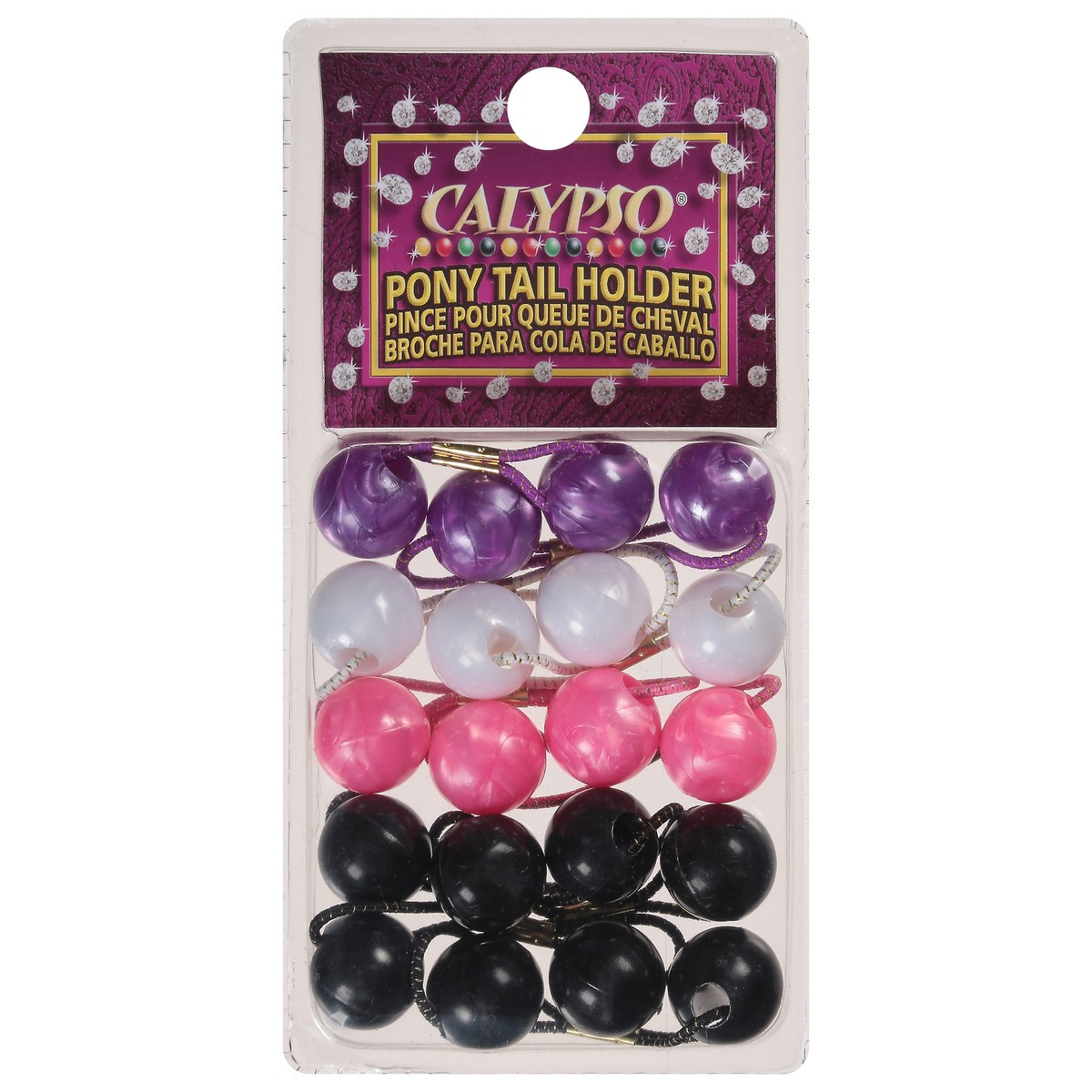 slide 3 of 4, Calypso Assorted Pony Tail Holder 1 ea, 1 ct