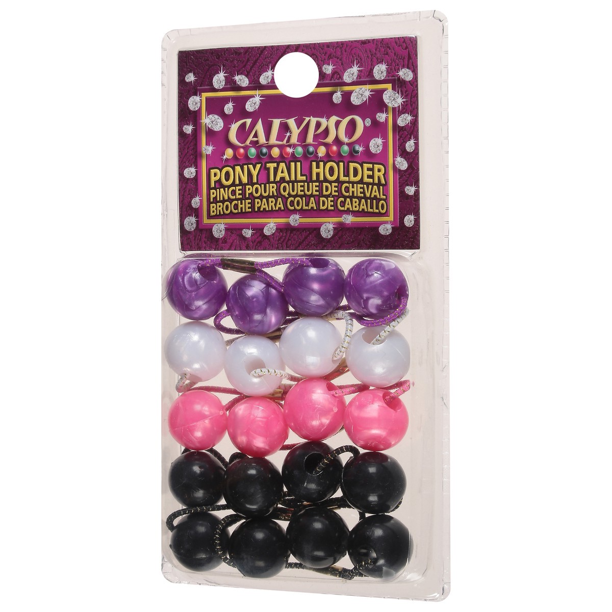 slide 2 of 4, Calypso Assorted Pony Tail Holder 1 ea, 1 ct