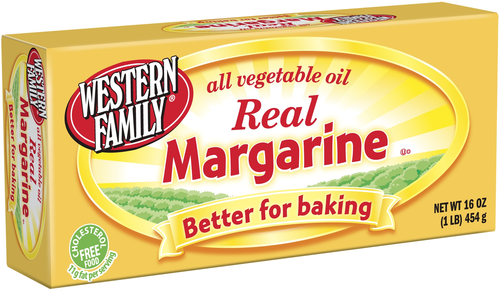 slide 1 of 1, Western Family Real Margarine Quarters, 16 oz