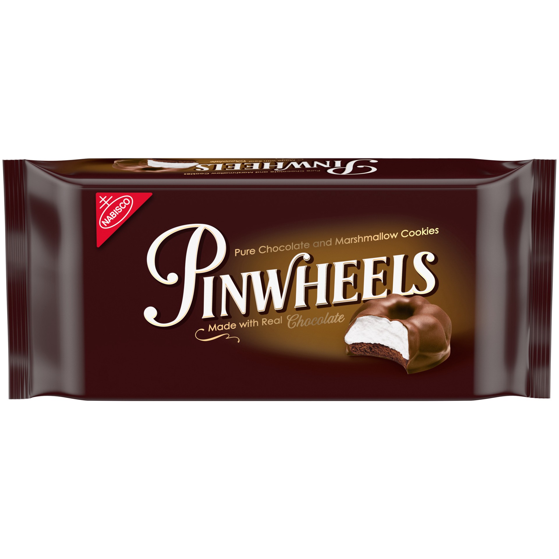 slide 1 of 9, Pinwheels Pure Chocolate & Marshmallow Cookies, 12 oz, 12 oz