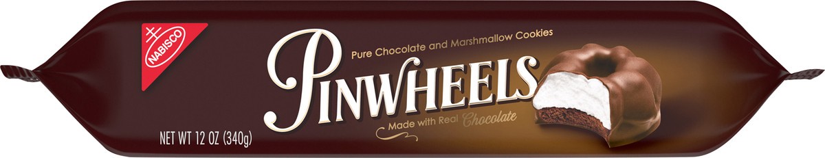 slide 5 of 9, Pinwheels Pure Chocolate & Marshmallow Cookies, 12 oz, 12 oz