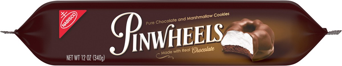 slide 9 of 9, Pinwheels Pure Chocolate & Marshmallow Cookies, 12 oz, 12 oz