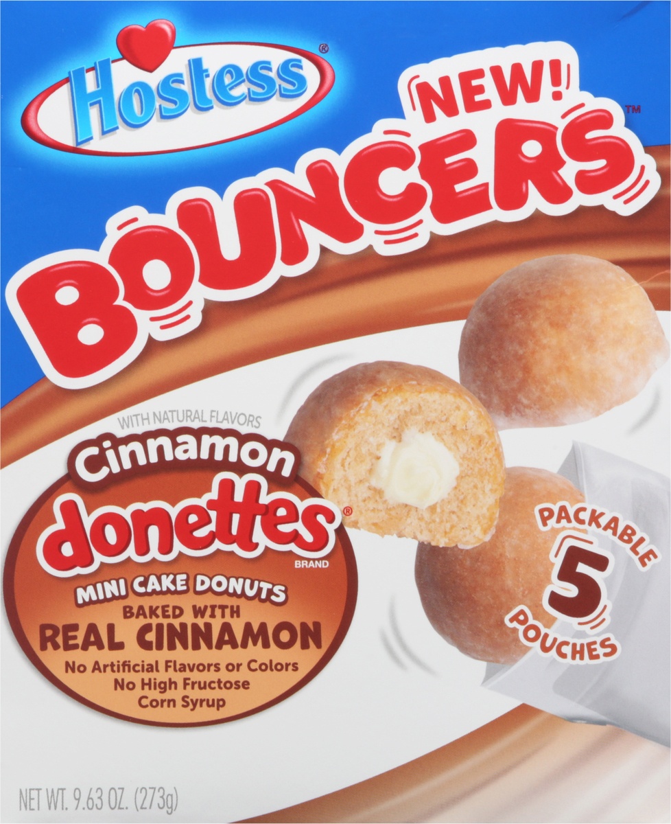 slide 9 of 11, Hostess Bouncers Cinnamon Donettess, 5 ct  9.63 oz