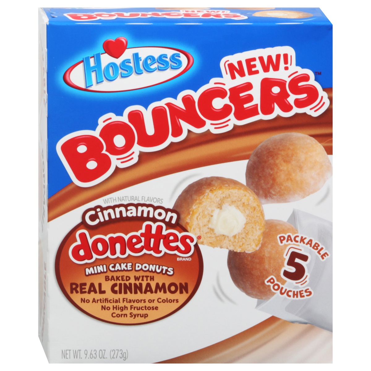 slide 11 of 11, Hostess Bouncers Cinnamon Donettess, 5 ct  9.63 oz