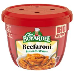 Chef Boyardee Beefaroni in Meat Sauce, Mircowavable Meal, 14.25 oz. Bowl