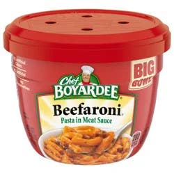 Chef Boyardee Beefaroni in Meat Sauce, Mircowavable Meal, 14.25 oz. Bowl