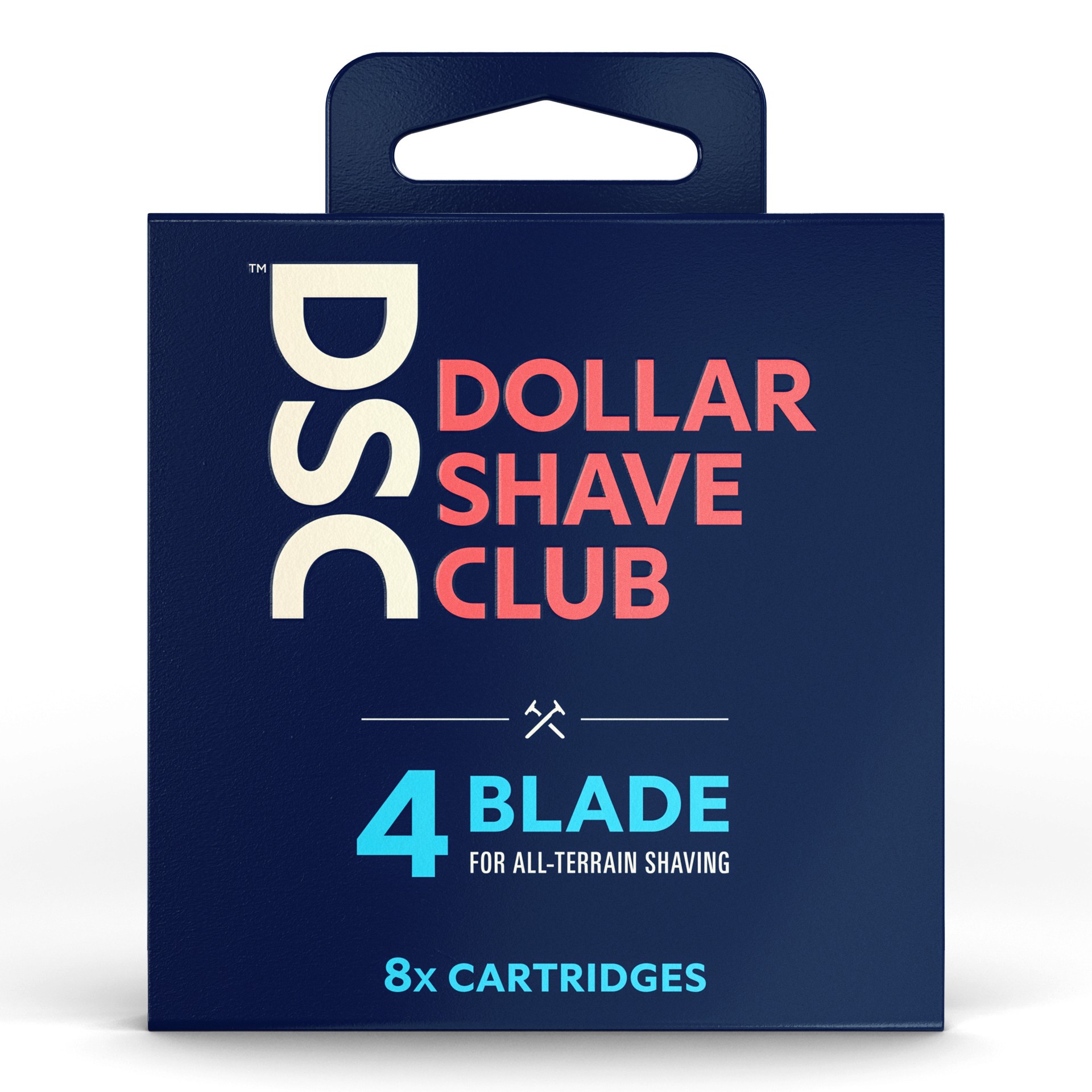 slide 1 of 3, Dollar Shave Club 4-Blade Razor Refill Cartridges, 8 ct