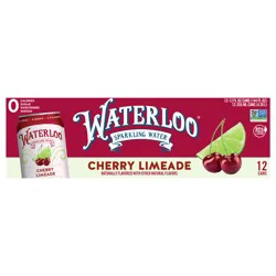 Waterloo Cherry Limeade Sparkling - 12 ct; 12 fl oz