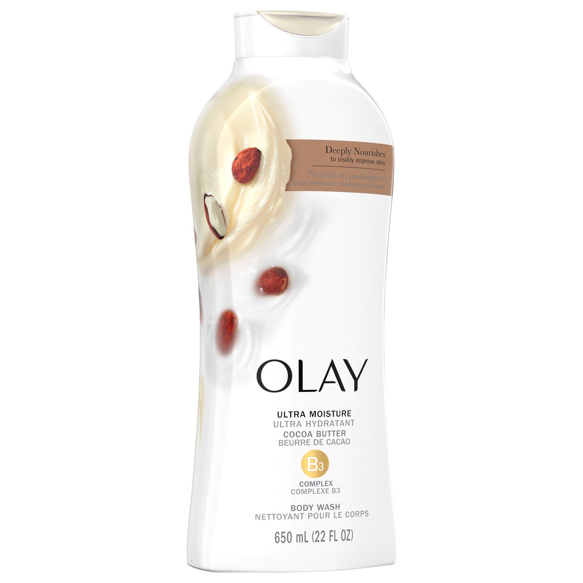 slide 6 of 8, Olay Ultra Moisture with Cocoa Butter, 22 oz