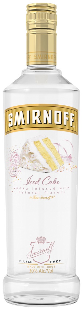 slide 1 of 3, Smirnoff Iced Cake Vodka, 750 ml